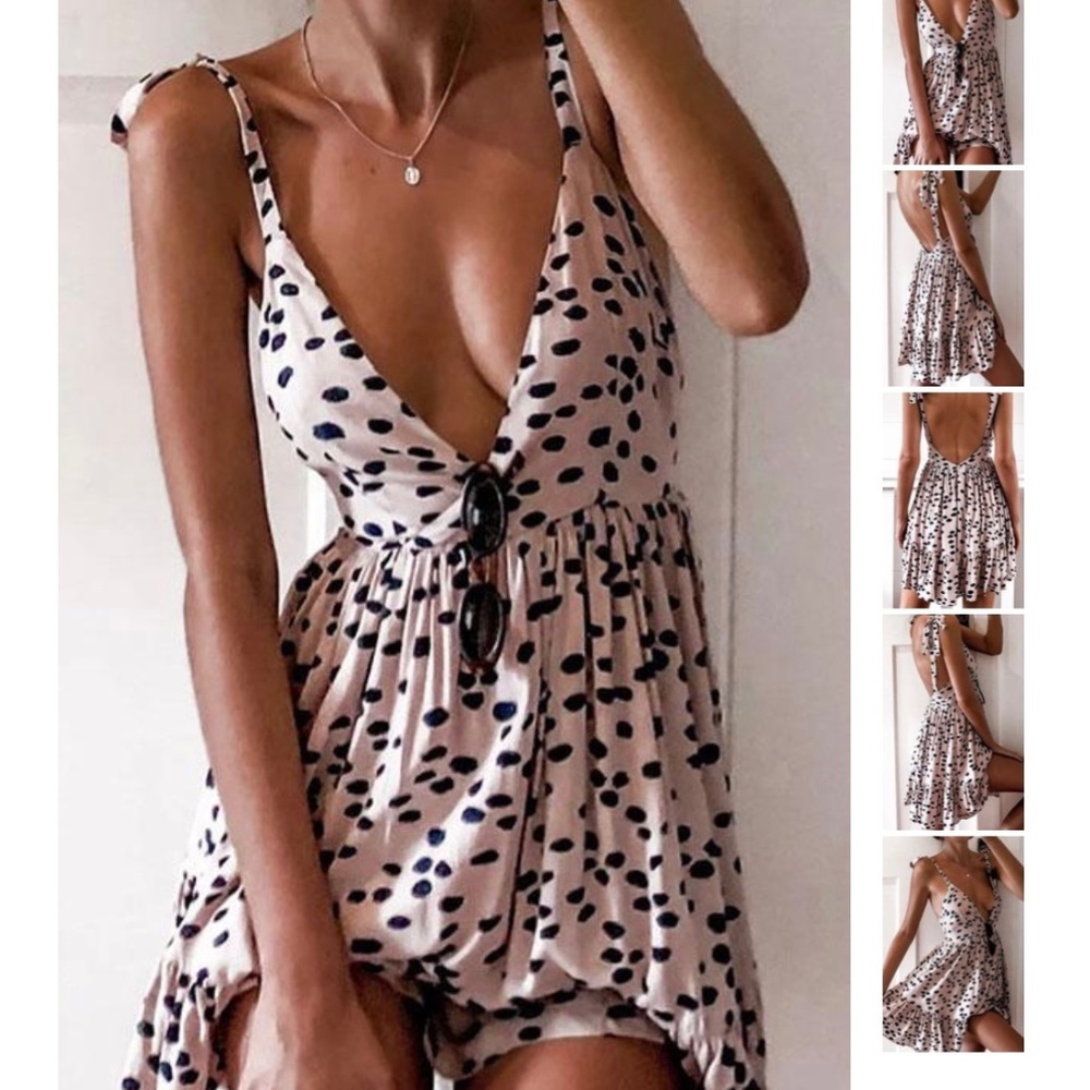 Spaghetti Strap Mini Dress
